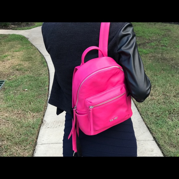 nine west pink handbag